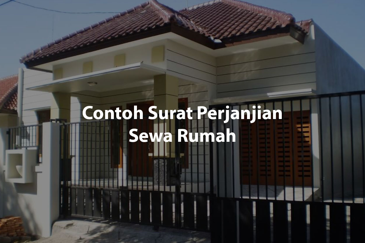 Contoh Surat Perjanjian Sewa Rumah 2024