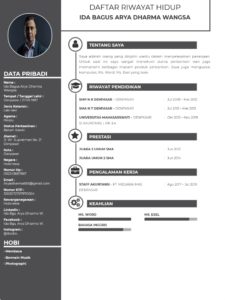 7+ Contoh CV Menarik dan Kreatif Agar Dilirik HRD - Blog ...