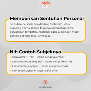 5 Tips Membuat Subjek Email Lamaran Kerja Agar Menarik & Menonjol