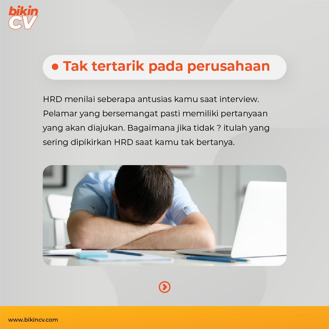 Apa Yang Dipikirkan HRD Kalau Kamu Tidak Bertanya Saat Ada Kesempatan?