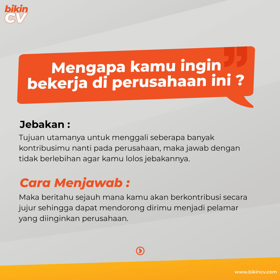 6 Pertanyaan Jebakan dan Jawabannya Saat Interview