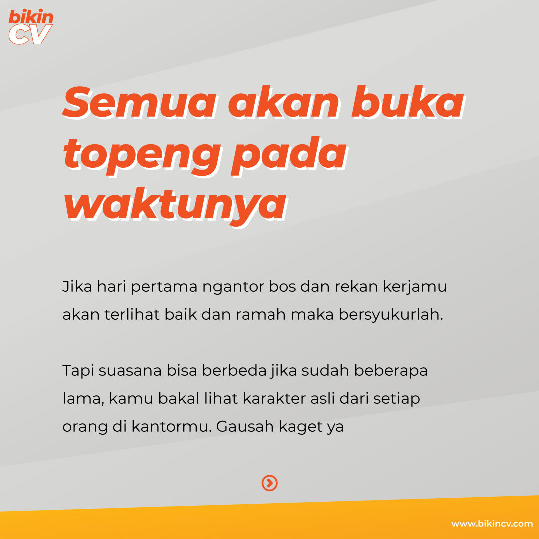 Semua akan buka topeng pada waktunya