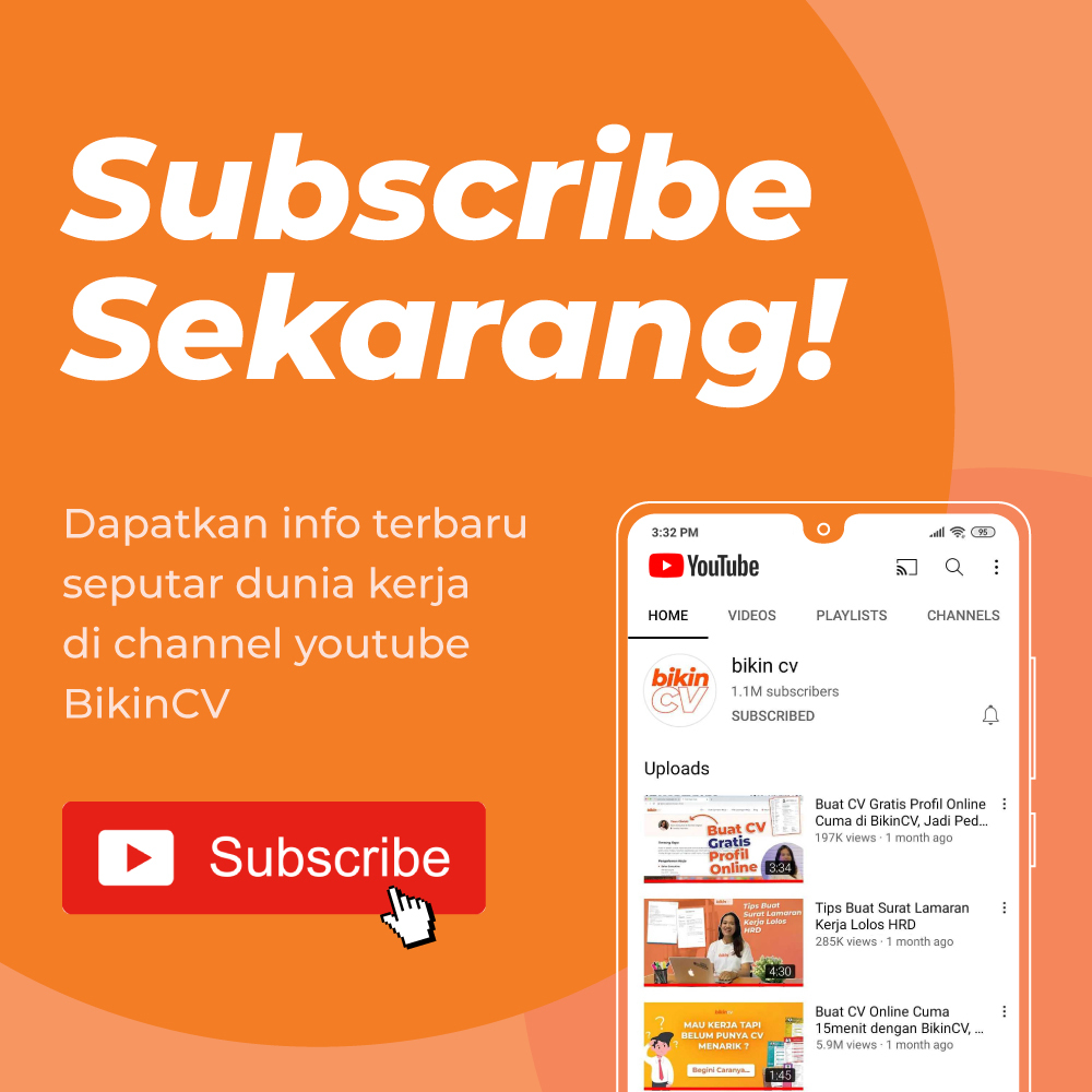 Subscribe Youtube BikinCV