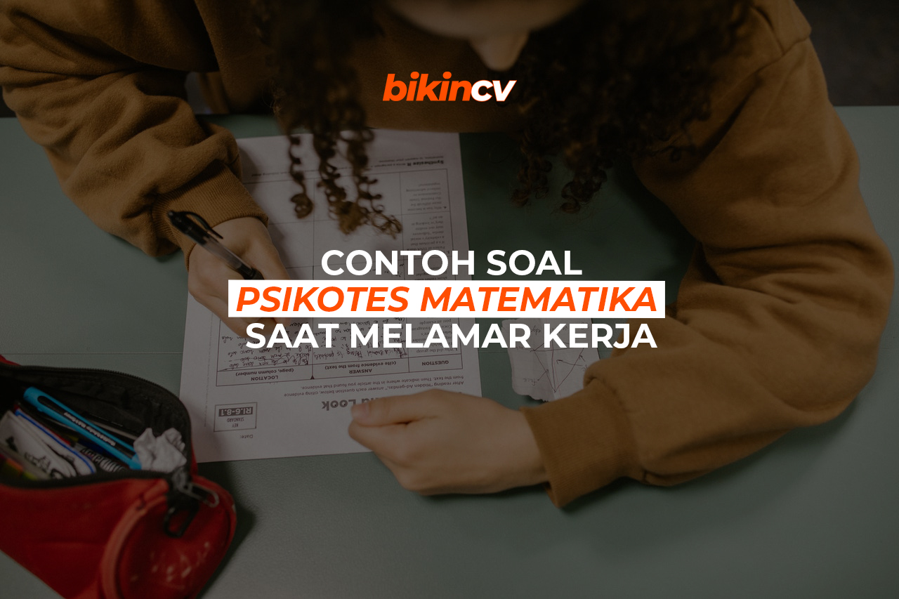 Contoh Soal Psikotes Matematika Saat Melamar Kerja