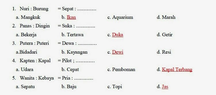 8+ Contoh Soal Tes Psikotes Disertai Jawaban Gratis 