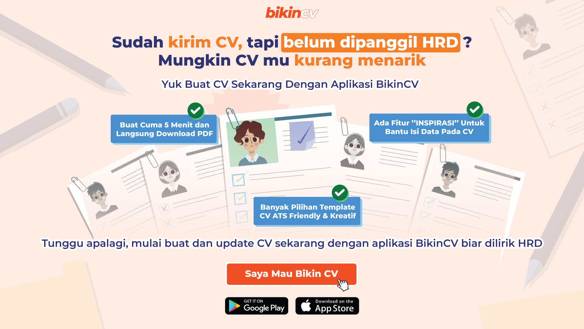 Website Untuk Membuat CV Lamaran Kerja
