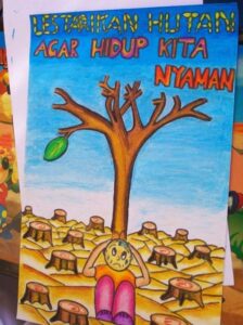 Contoh Poster Tentang Lestarikan Hutan