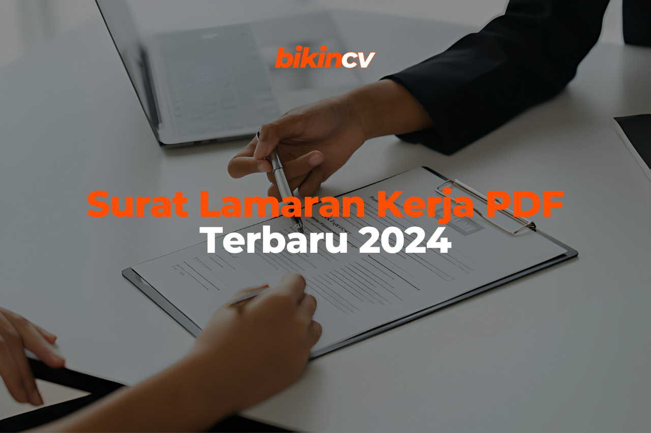 Surat Lamaran Kerja PDF Terbaru 2024