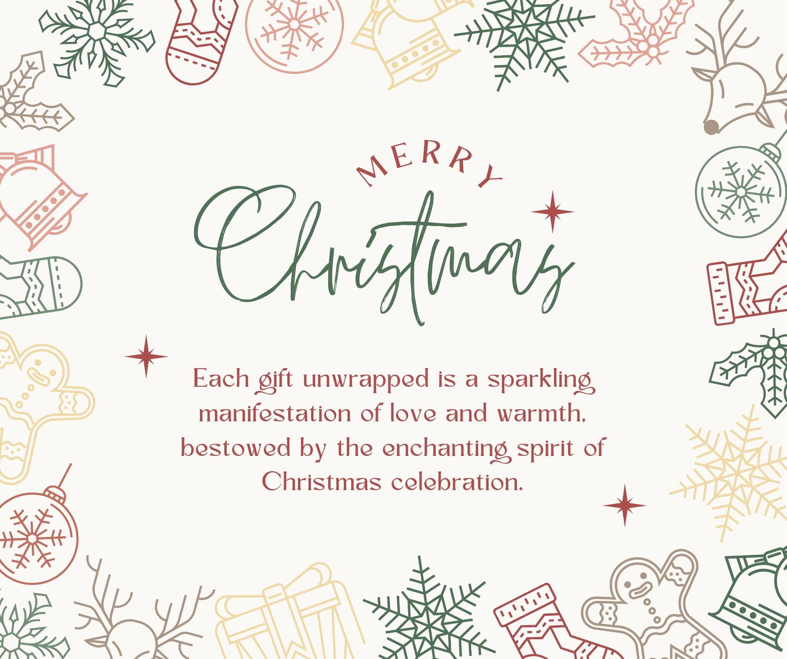 30 Desain Kartu Ucapan Selamat Natal Kreatif, Gratis Download !