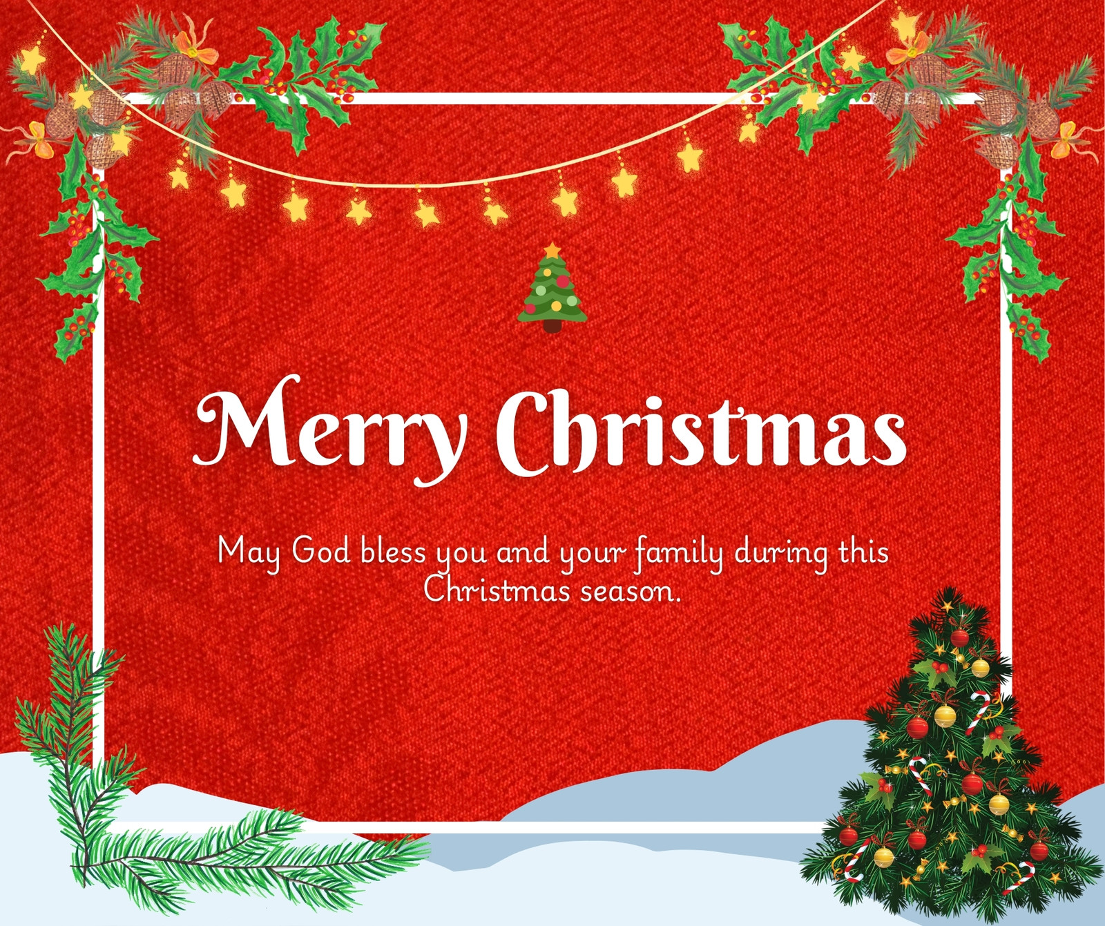 20 Desain Kartu Ucapan Selamat Natal Kreatif, Gratis Download!