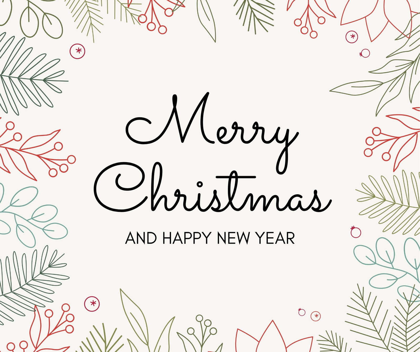 30 Desain Kartu Ucapan Selamat Natal Kreatif, Gratis Download !