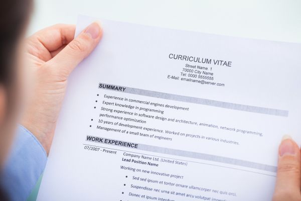 Desain CV modern