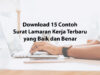 Lamaran Kerja