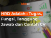 HRD Adalah : Tugas, Fungsi, Tanggung Jawab dan Contoh CV