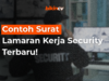 Contoh Surat Lamaran Kerja Security Terbaru!