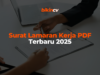 Surat Lamaran Kerja PDF Terbaru 2025