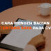 Cara Mengisi Bagian "Tentang Saya" Pada CV