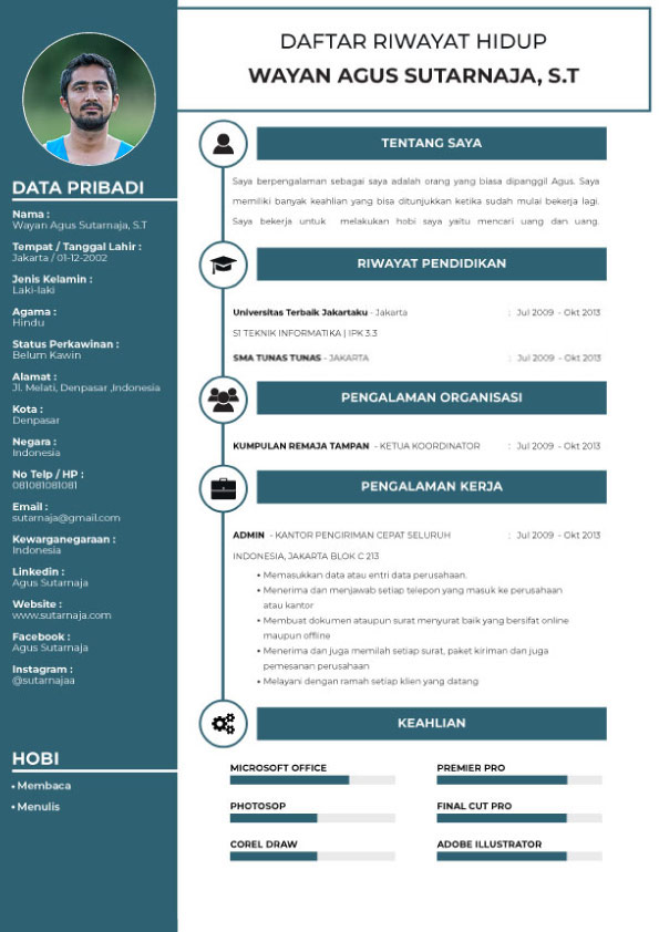 Template CV Modern